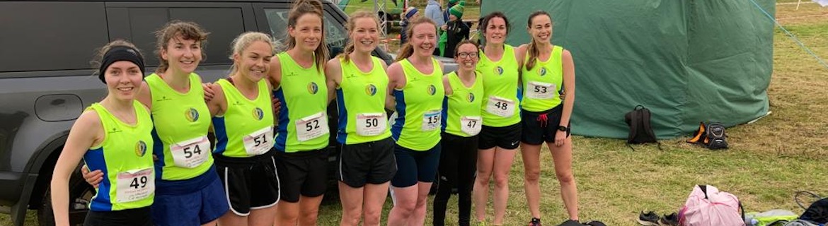Our women's team at the Dublin Novice Cross Country